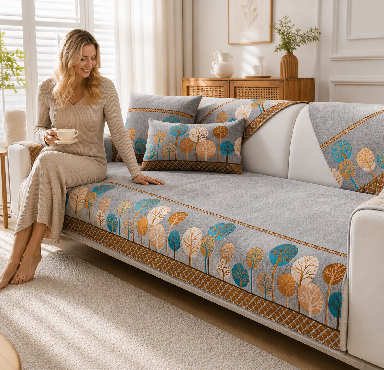 What Material Is Best for a Sofa Cover? - Decor Cedar guide image