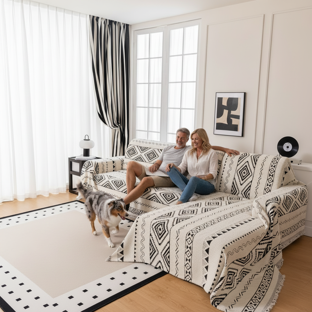 A Complete Guide to Water Resistant Sofa Covers: Protecting Your Couch from Kids, Pets, and Spills - Decor Cedar guide image