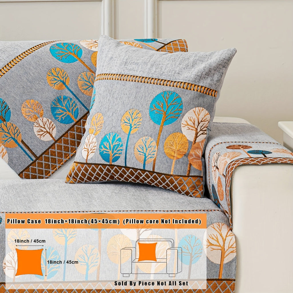 Decor Cedar Moonlit Jacquard Armchair Cover lifestyle product image for boho chair cover in United States