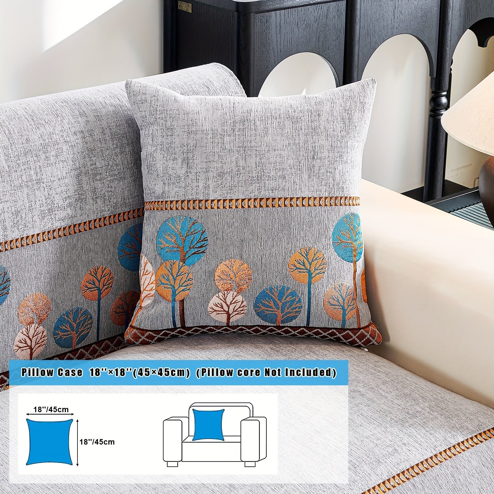 Decor Cedar Sienna Boho Plush Sofa Cover lifestyle product image for boho sofa cover in United States