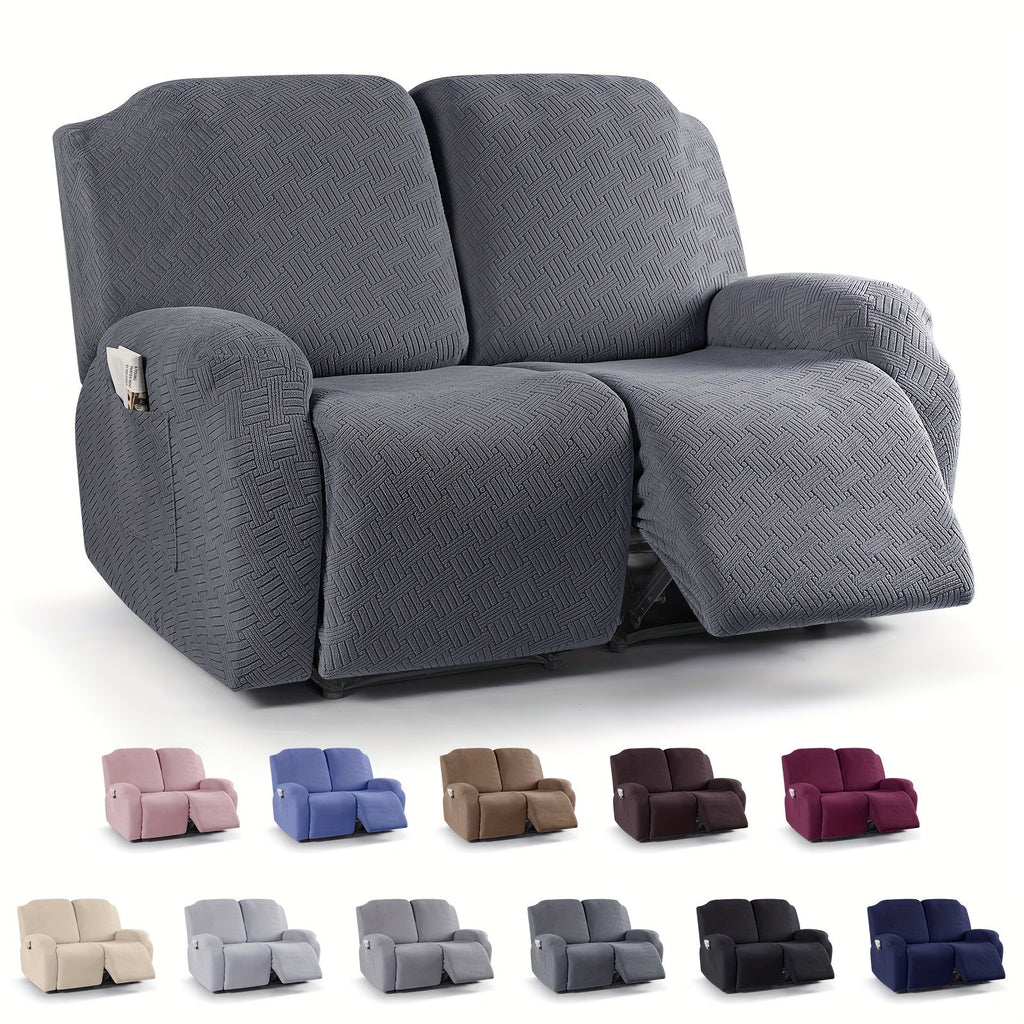 Decor Cedar Greyson Jacquard Recliner Cover lifestyle product image for jacquard recliner cover in United States