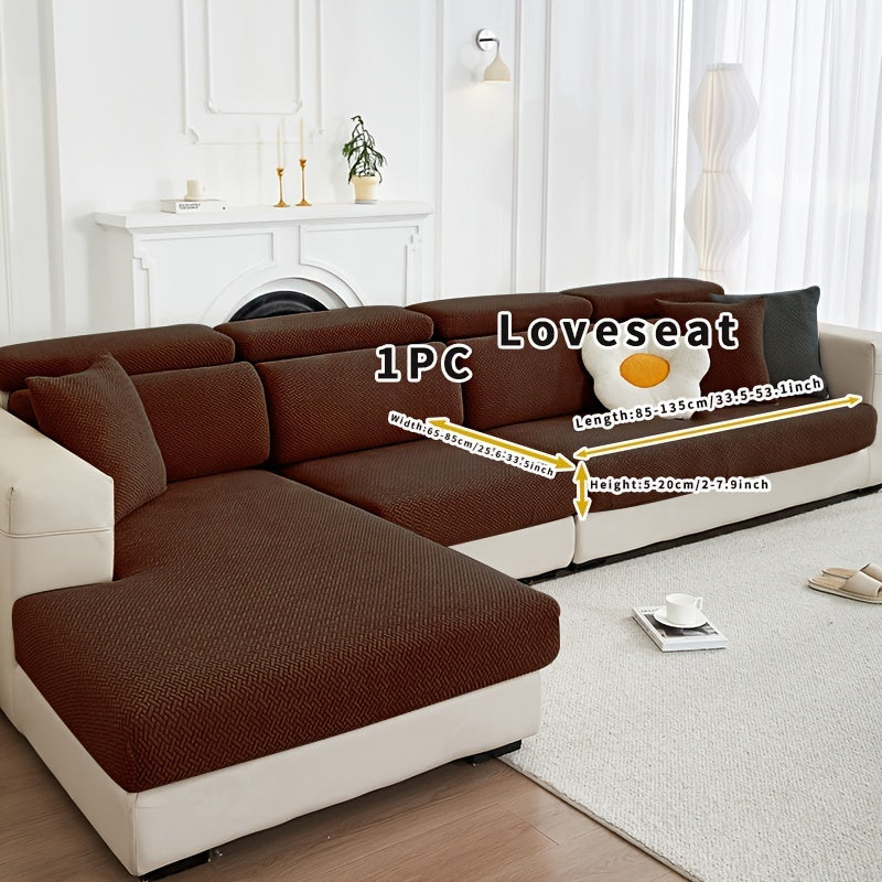 Decor Cedar Ashford Fleece Armchair Cover lifestyle product image for stretch chair cover in United States
