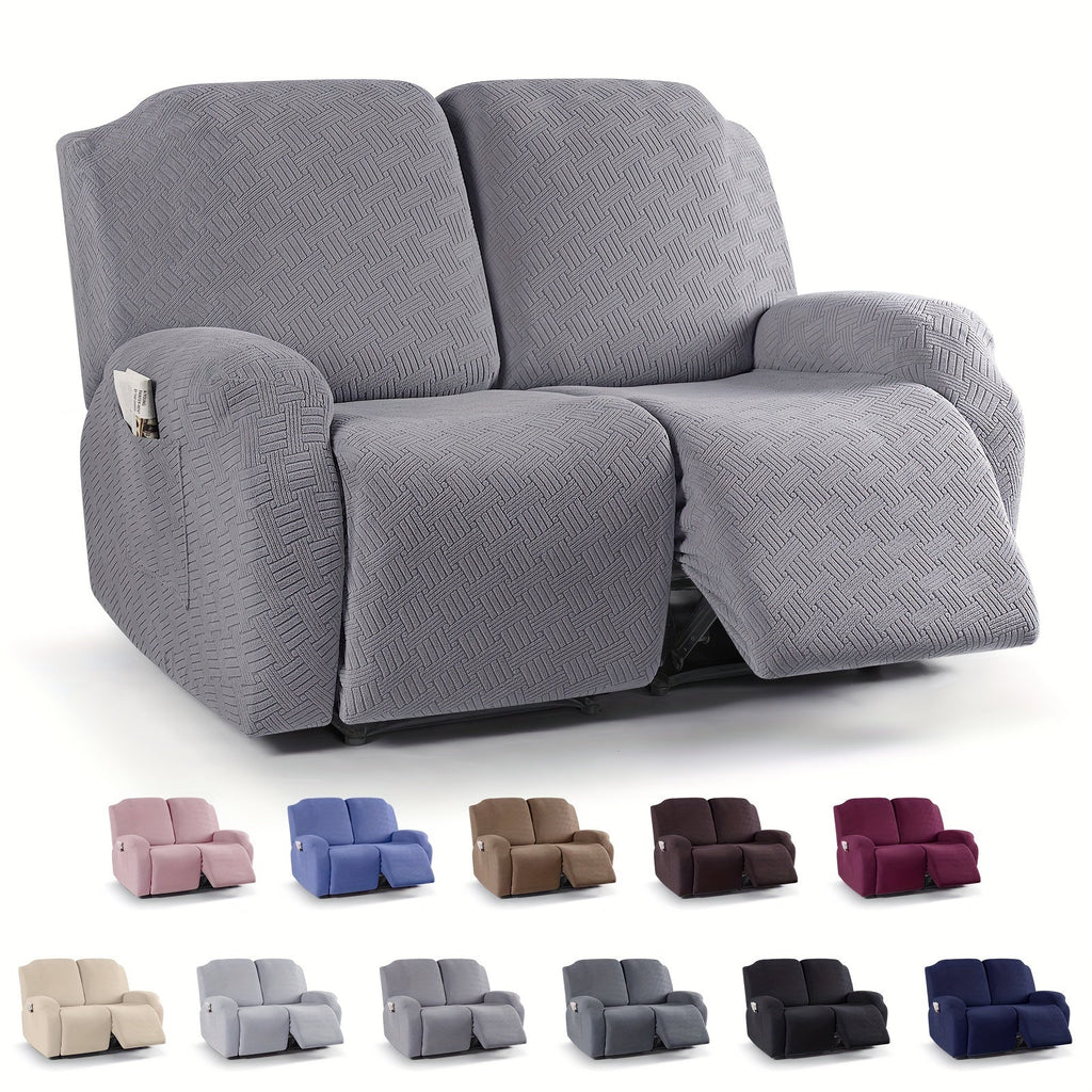 Decor Cedar Greyson Jacquard Recliner Cover lifestyle product image for jacquard recliner cover in United States