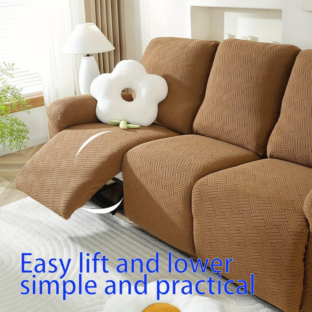 Decor Cedar Greyson Jacquard Recliner Cover lifestyle product image for jacquard recliner cover in United States