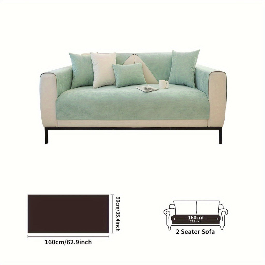 Decor Cedar Haven Pet Friendly Sofa Cover lifestyle product image for stretch sofa cover in United States