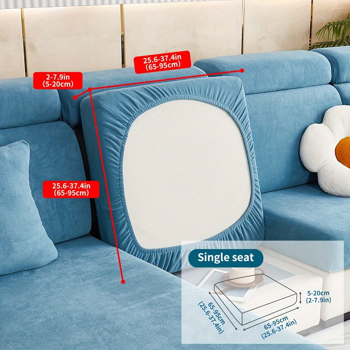 Decor Cedar Orana Non Slip Pet Sofa Cover lifestyle product image for stretch sofa cover in United States