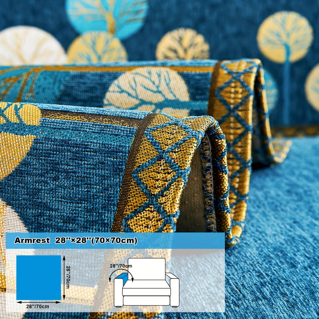 Decor Cedar Sienna Boho Plush Sofa Cover lifestyle product image for boho sofa cover in United States