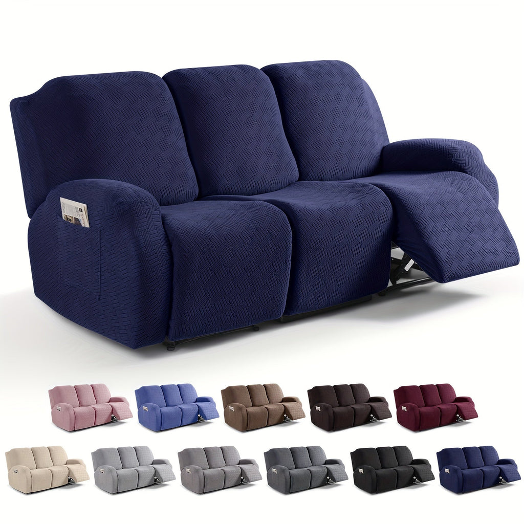 Decor Cedar Greyson Jacquard Recliner Cover lifestyle product image for jacquard recliner cover in United States