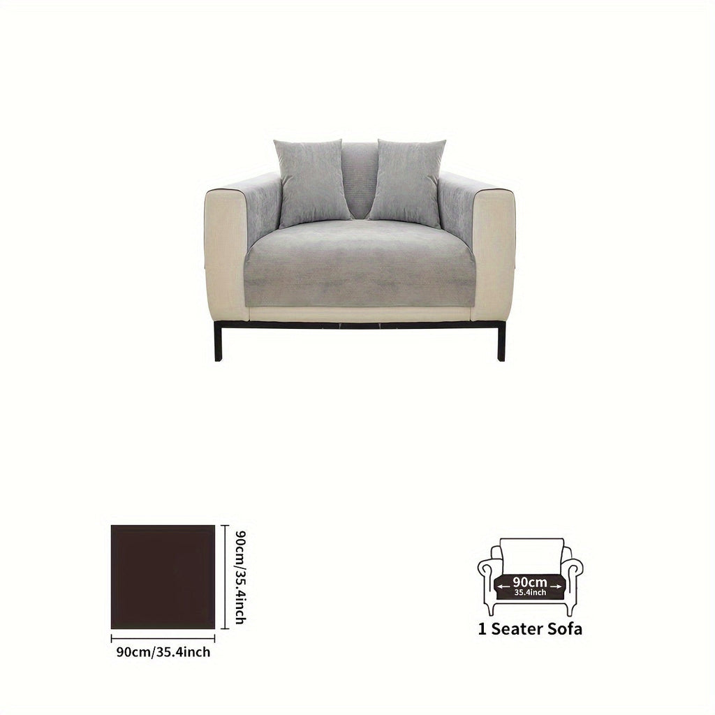 Decor Cedar Haven Pet Friendly Sofa Cover lifestyle product image for stretch sofa cover in United States