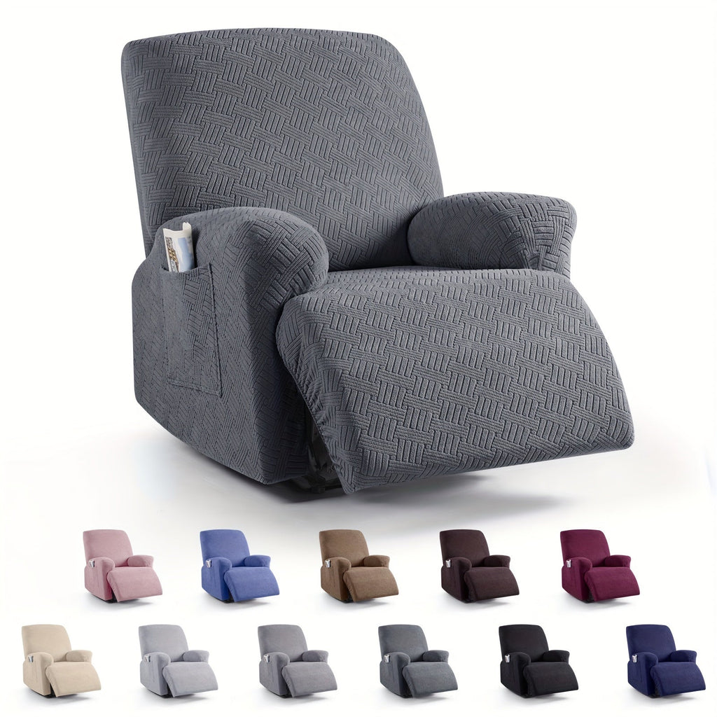 Decor Cedar Greyson Jacquard Recliner Cover lifestyle product image for jacquard recliner cover in United States