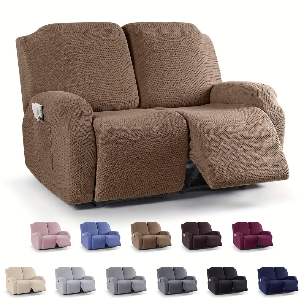 Decor Cedar Greyson Jacquard Recliner Cover lifestyle product image for jacquard recliner cover in United States