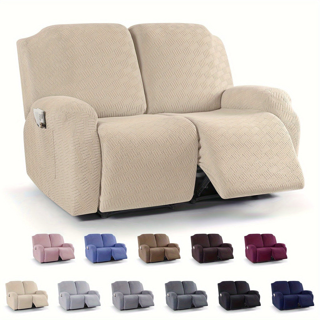 Decor Cedar Greyson Jacquard Recliner Cover lifestyle product image for jacquard recliner cover in United States