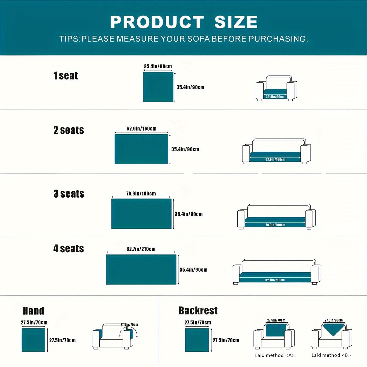 Decor Cedar Haven Pet Friendly Sofa Cover stretch sofa cover in United States - lifestyle fit detail 4