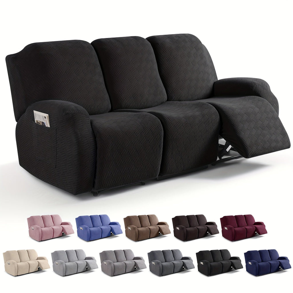 Decor Cedar Greyson Jacquard Recliner Cover lifestyle product image for jacquard recliner cover in United States