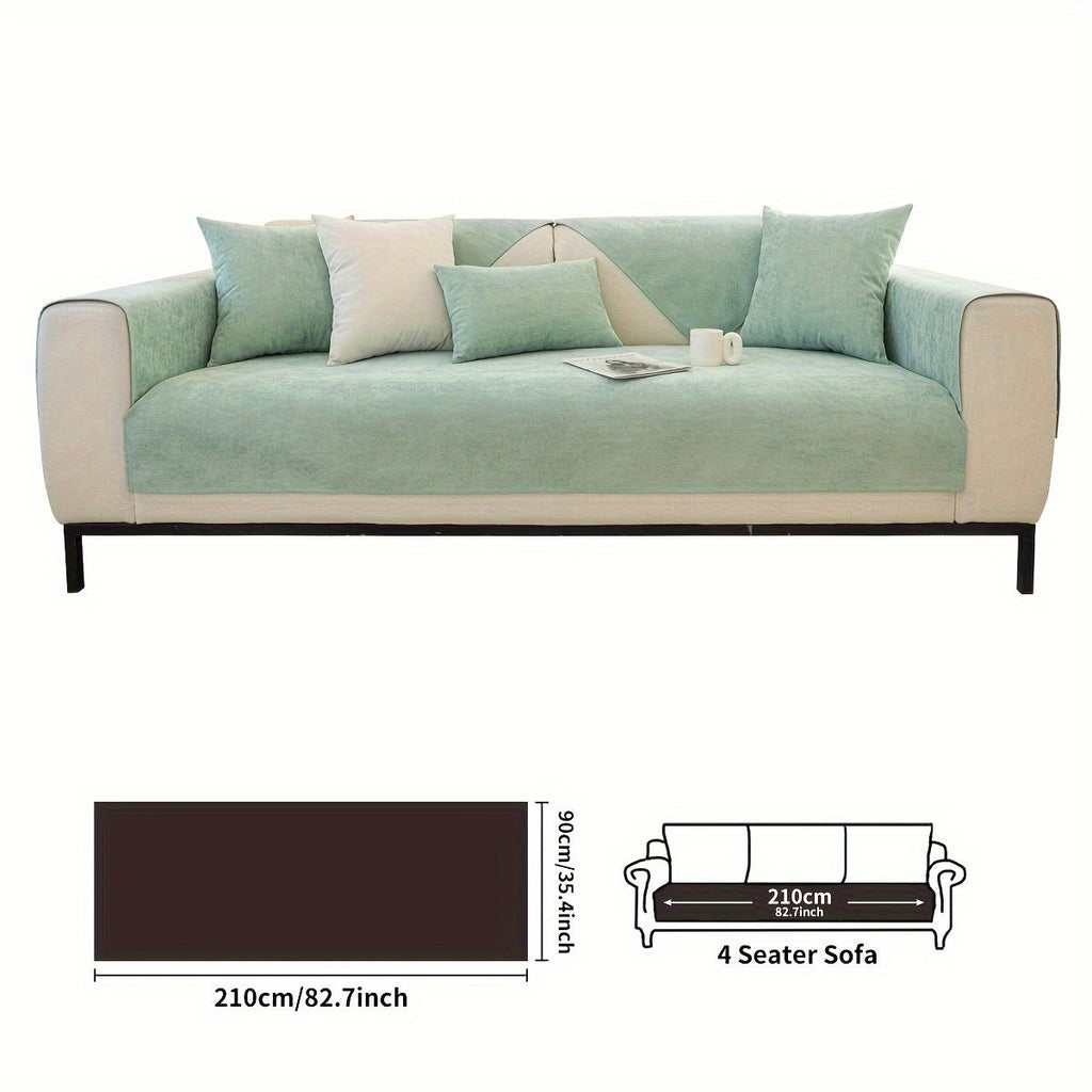 Decor Cedar Haven Pet Friendly Sofa Cover lifestyle product image for stretch sofa cover in United States