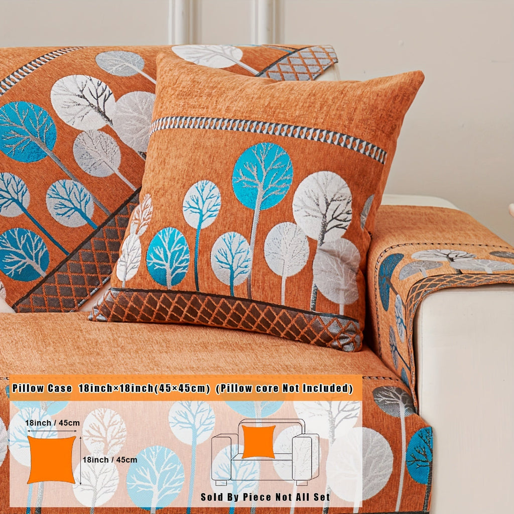 Decor Cedar Moonlit Jacquard Armchair Cover lifestyle product image for boho chair cover in United States
