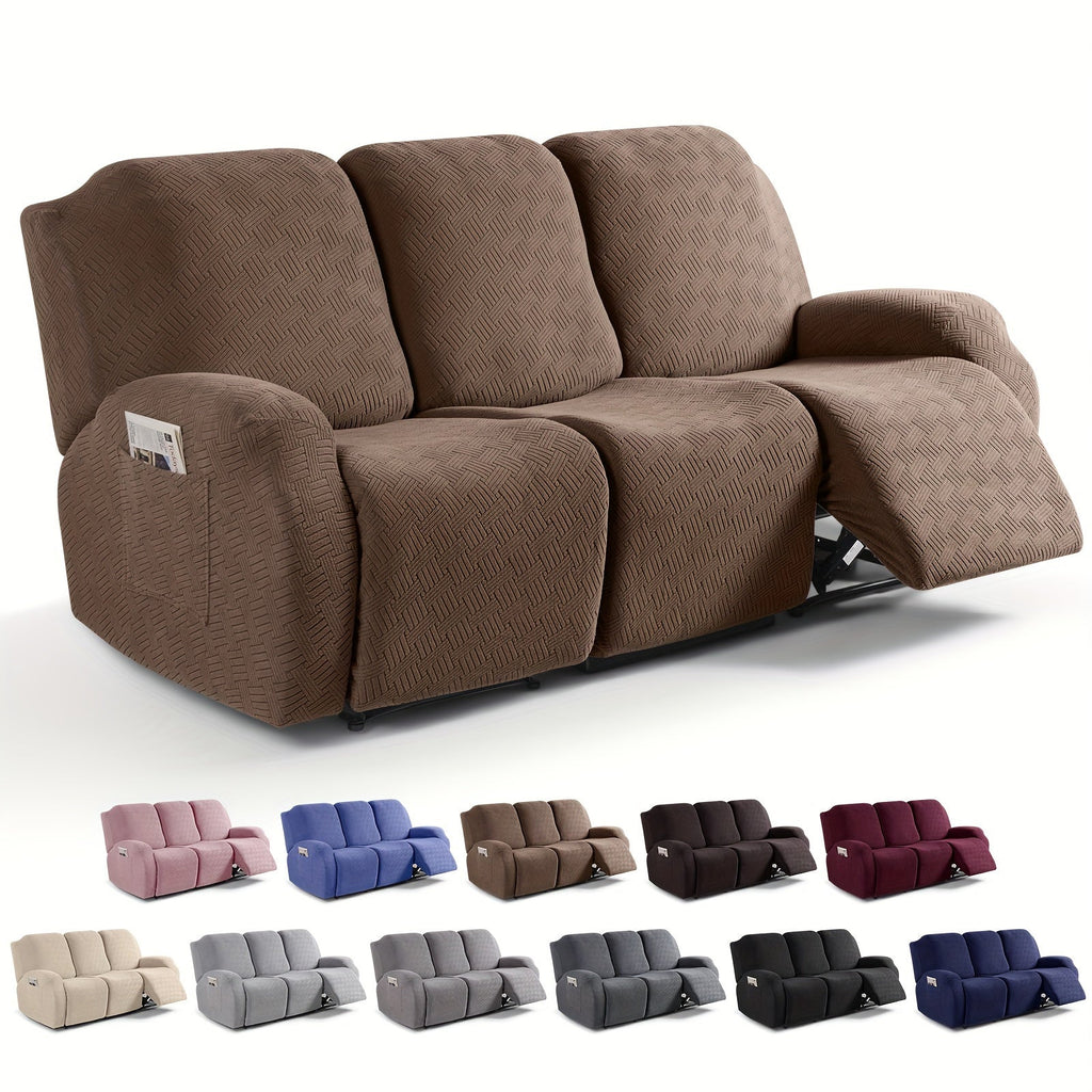 Decor Cedar Greyson Jacquard Recliner Cover lifestyle product image for jacquard recliner cover in United States