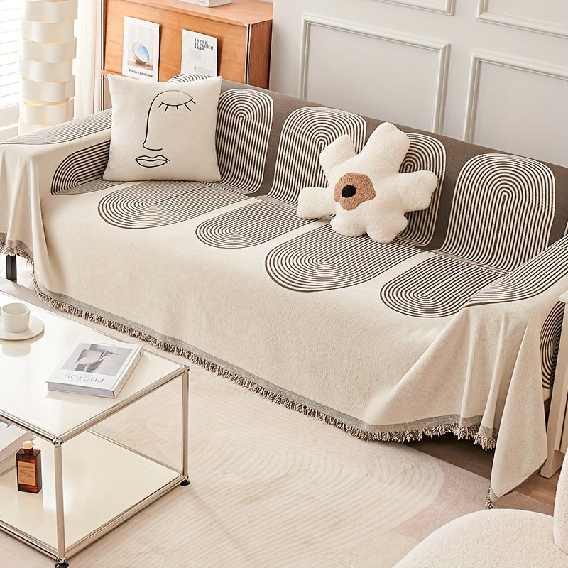 Decor Cedar Marlow Pet Safe Chenille Sofa Cover lifestyle product image for chenille sofa cover in United States - Sofa Covers color