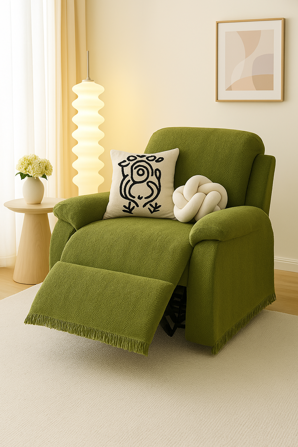 Decor Cedar Portsea Water Resistant Chenille Sofa Cover lifestyle product image for water resistant sofa cover in United States - Non-Slip Couch Protector