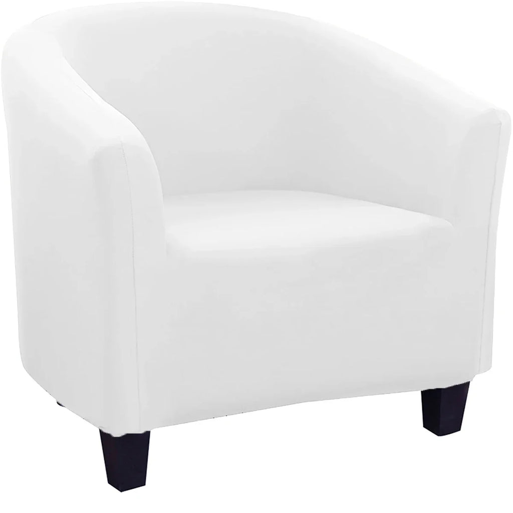 Decor Cedar Monaco Stretch Club Chair Slipcover stretch sofa cover in United States - lifestyle fit detail 4