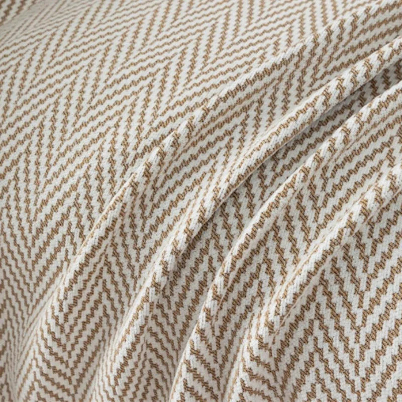 Decor Cedar Bergen Chenille Sofa Throw Cover lifestyle product image for chenille sofa throw cover in United States - A2 Orange color / 180x130cm S