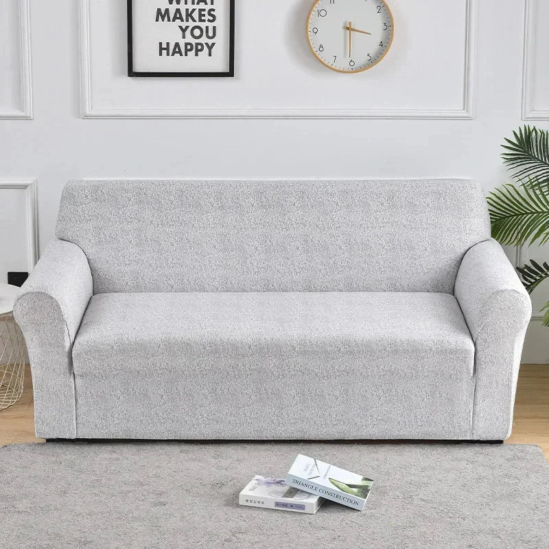 Decor Cedar Celeste Floral Stretch Sofa Cover lifestyle product image for stretch sofa cover in United States - 17 color, 1 size