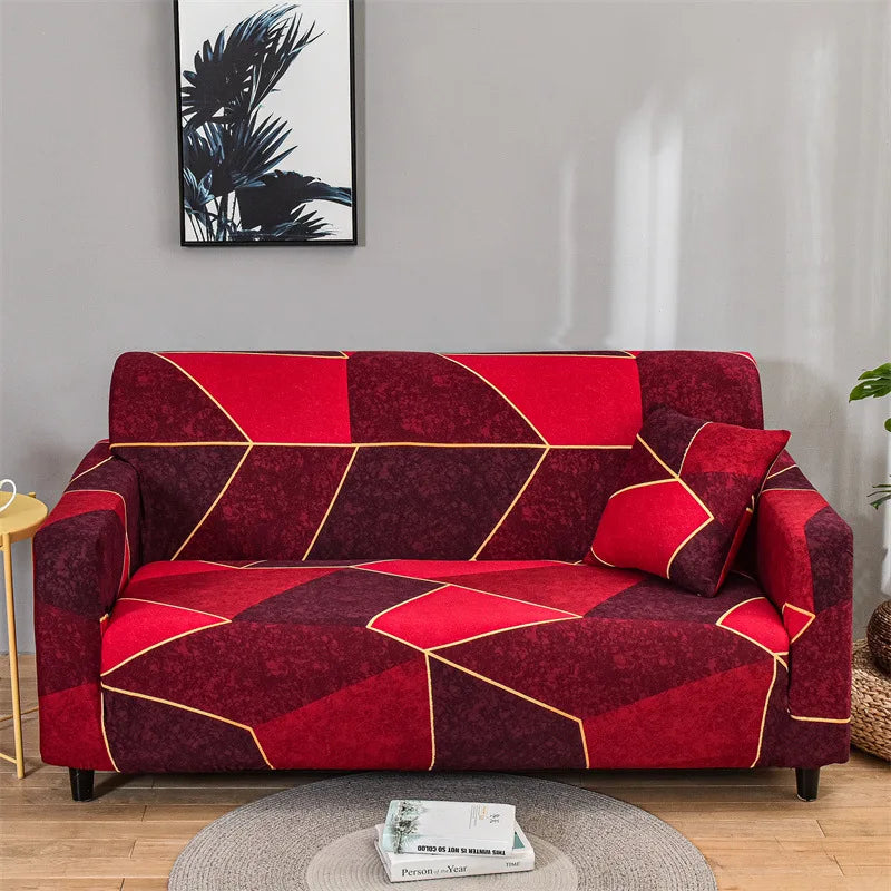 Decor Cedar Celeste Floral Stretch Sofa Cover stretch sofa cover in United States - color and texture view 6