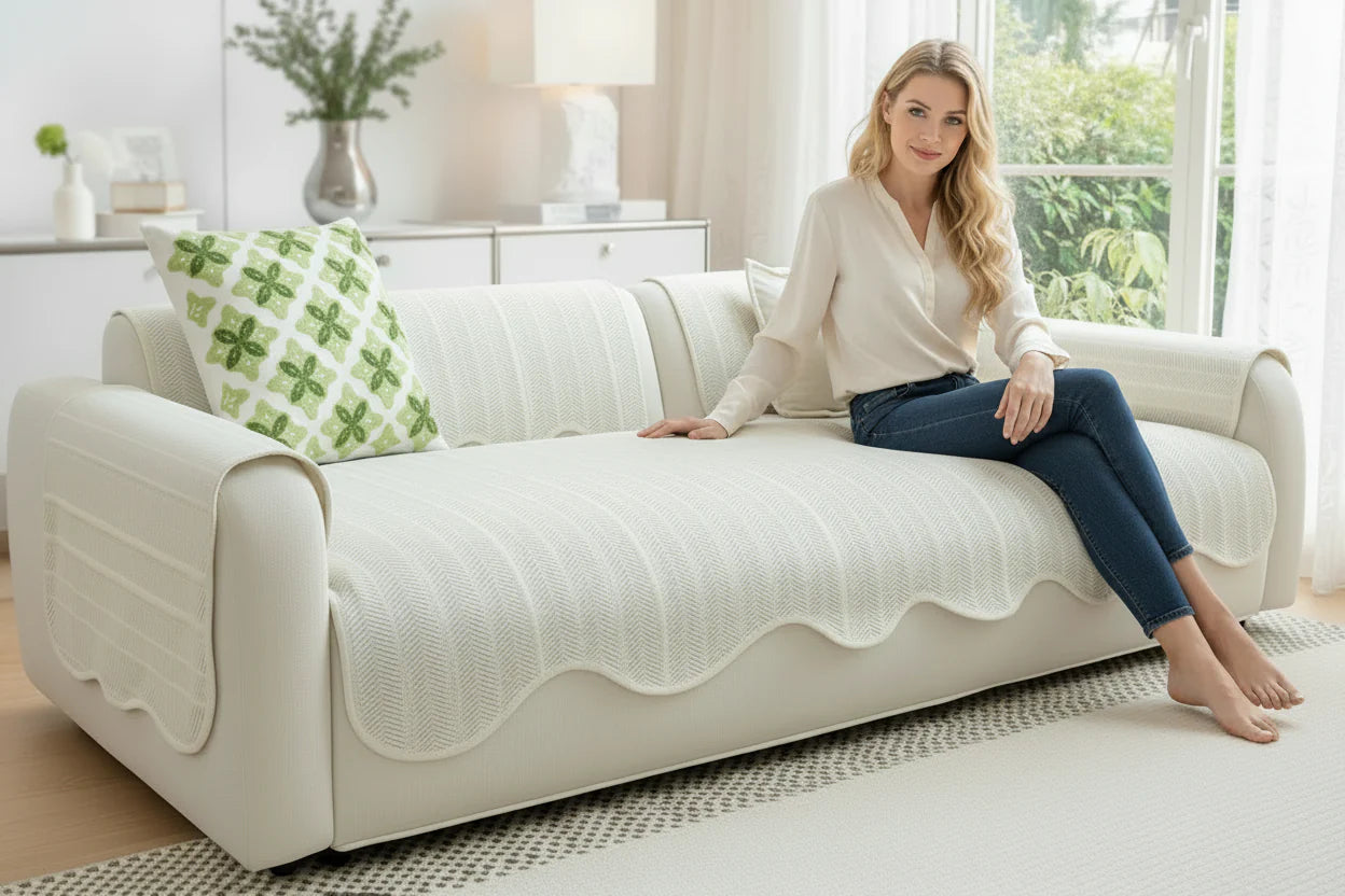 Decor Cedar Breeze Summer Cool Sofa Cover stretch sofa cover in United States - featured product image