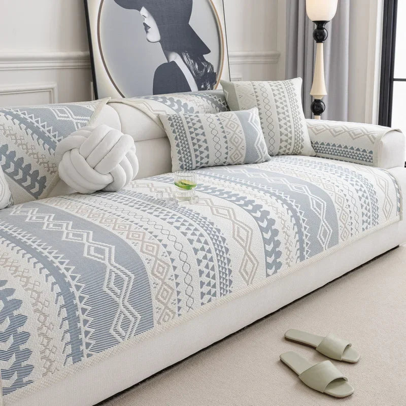 Decor Cedar Mira Ice Silk Couch Cover stretch sofa cover in United States - color and texture view 2 - 90x160cm size