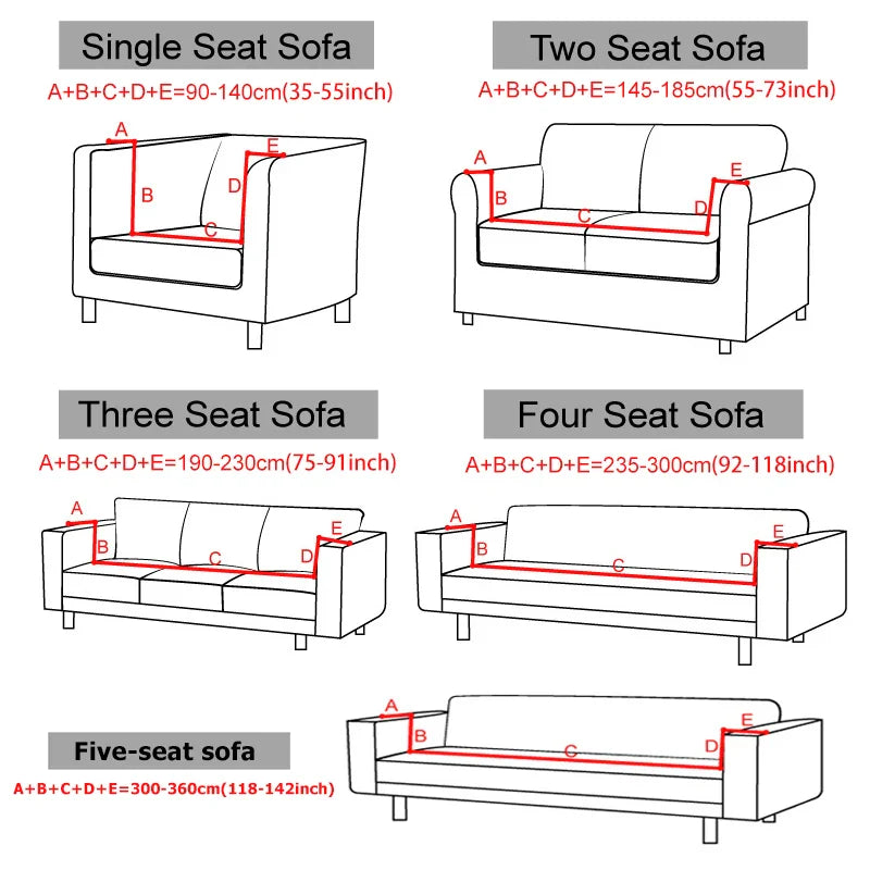 Decor Cedar Verona Geometric Stretch Sofa Cover lifestyle product image for jacquard sofa cover in United States