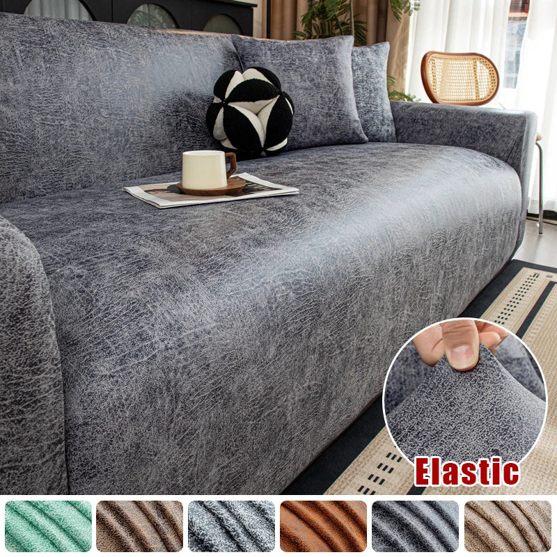 Decor Cedar Verona Stretch Jacquard Sofa Cover lifestyle product image for jacquard sofa cover in United States - 1 color, M size