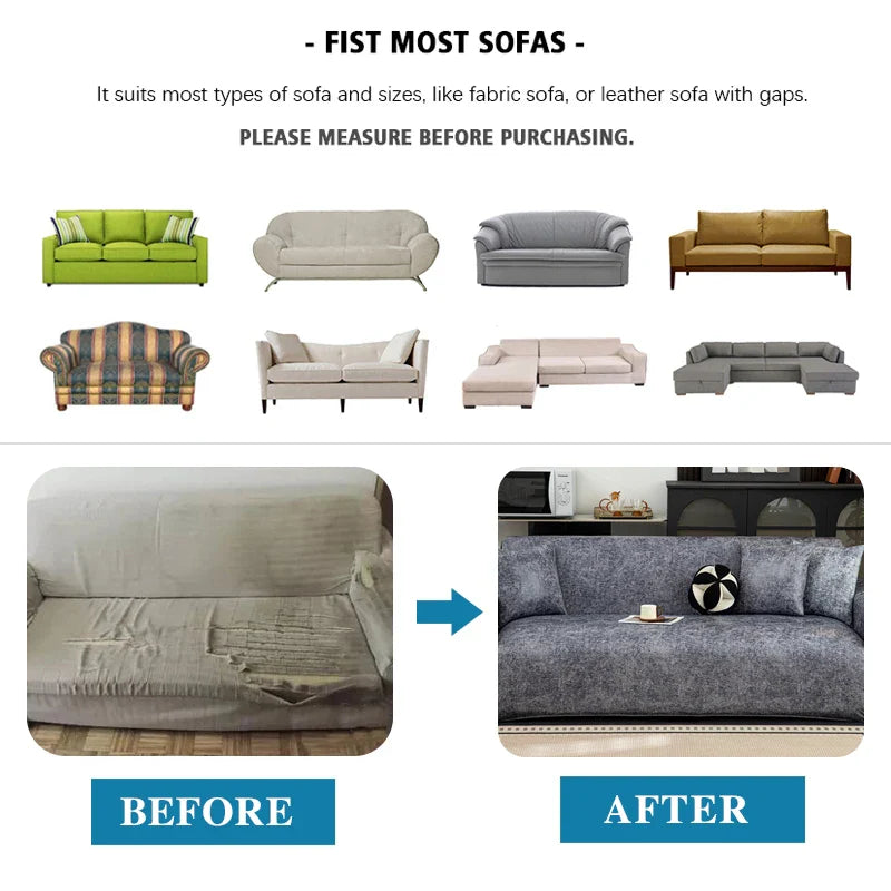 Decor Cedar Verona Stretch Jacquard Sofa Cover lifestyle product image for jacquard sofa cover in United States - 4 color, M size