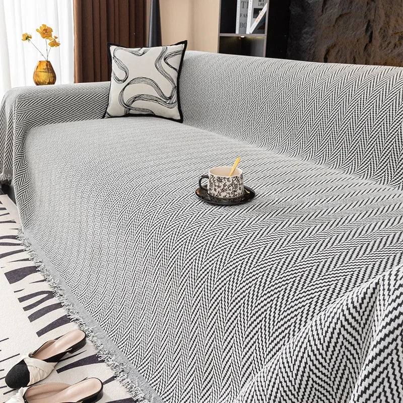Decor Cedar Bergen Chenille Sofa Throw Cover sofa cushion cover in United States - color and texture view 7