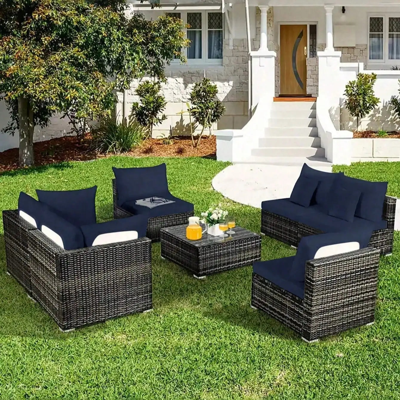 Decor Cedar Daintree Tropical Cushion Protectors outdoor sofa cover in United States - featured product image