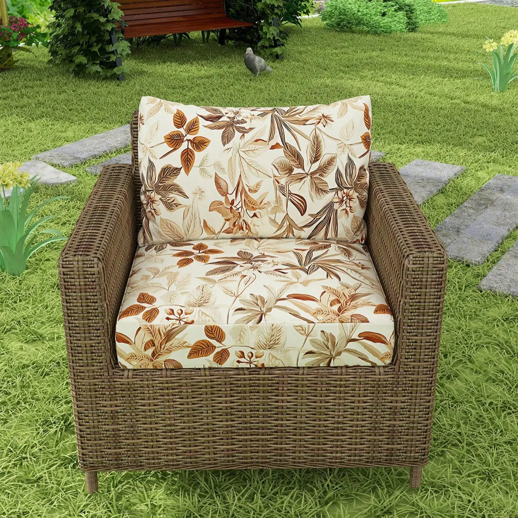 Decor Cedar Hibiscus Tropical Sofa Cushion Covers outdoor sofa cover in United States - featured product image