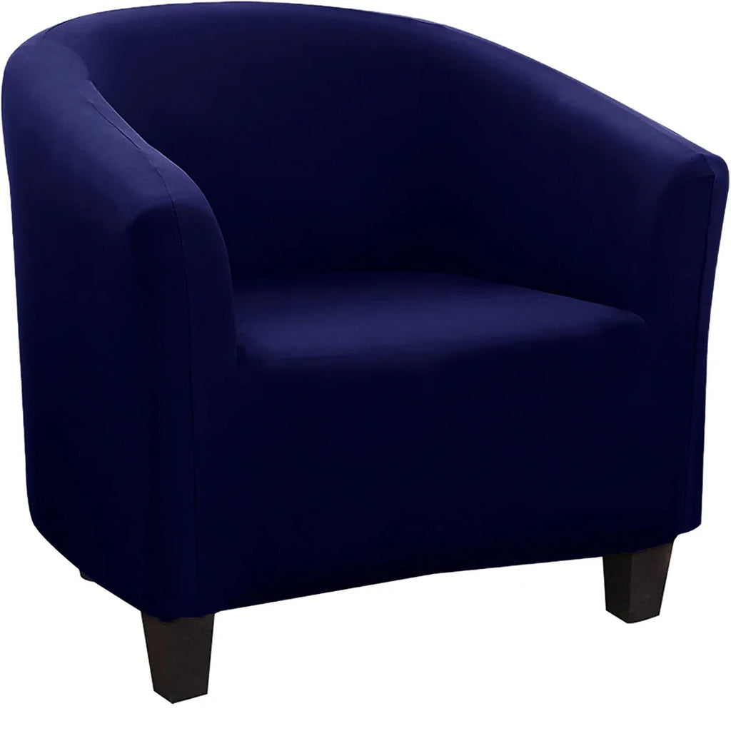 Decor Cedar Monaco Stretch Club Chair Slipcover lifestyle product image for stretch chair cover in United States