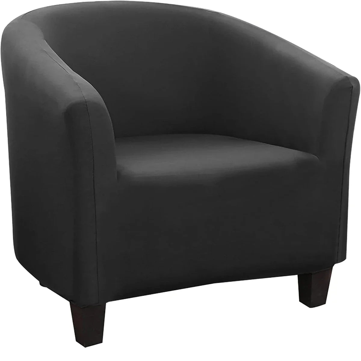Decor Cedar Monaco Stretch Club Chair Slipcover lifestyle product image for stretch chair cover in United States