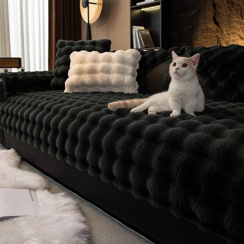 Decor Cedar Aurelia Faux Fur Cushion Cover sofa cushion cover in United States - color and texture view 8