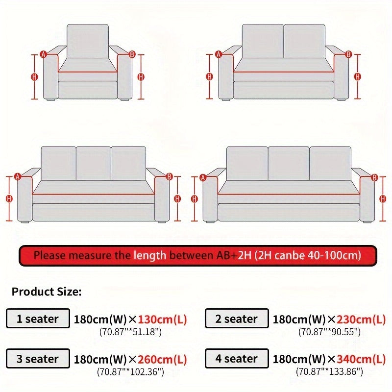 Decor Cedar Maison Pet Friendly Chenille Sofa Cover stretch sofa cover in United States - color and texture view 7