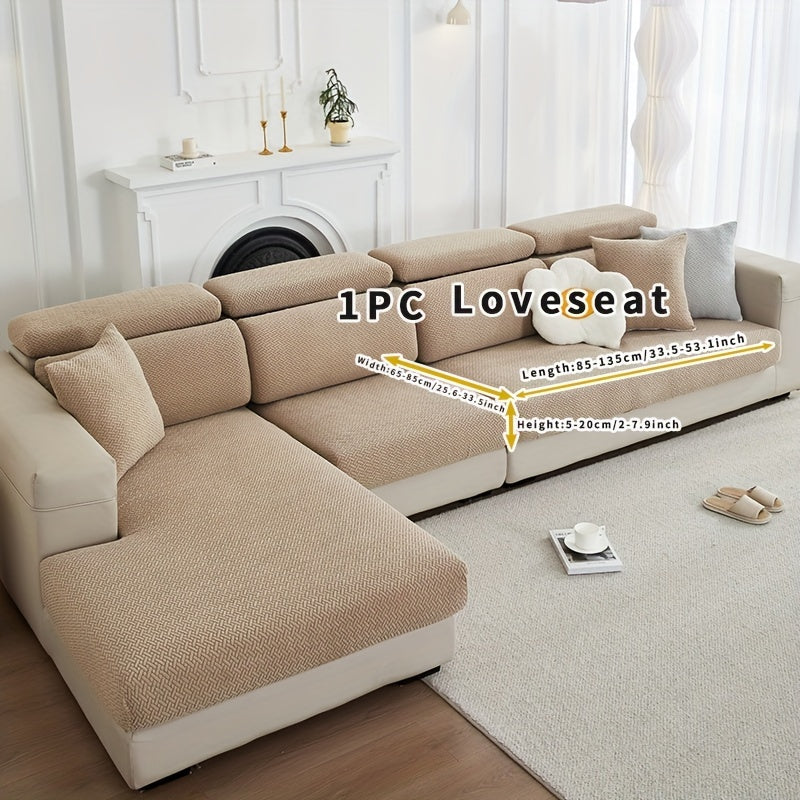 Decor Cedar Ashford Fleece Armchair Cover lifestyle product image for stretch chair cover in United States