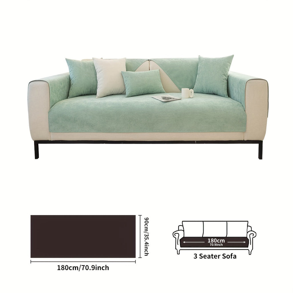 Decor Cedar Haven Pet Friendly Sofa Cover lifestyle product image for stretch sofa cover in United States