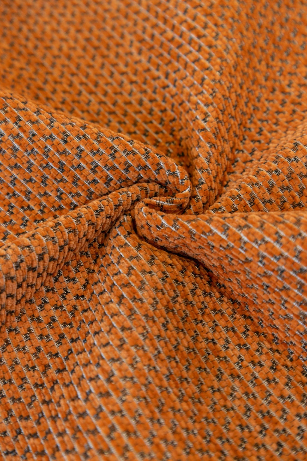 Decor Cedar Alessia Woven Chenille Sofa Seat Cover in Burnt Orange - detail image for chenille sofa cover pieces in United States
