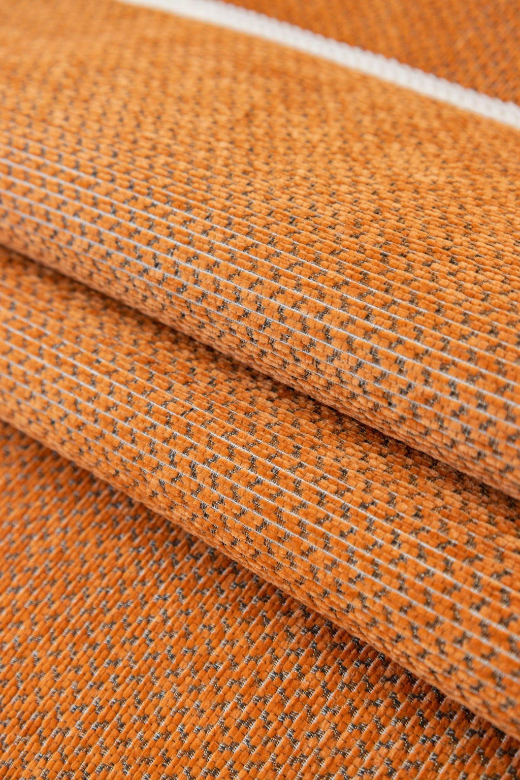 Decor Cedar Alessia Woven Chenille Sofa Seat Cover in Burnt Orange - detail image for chenille sofa cover pieces in United States