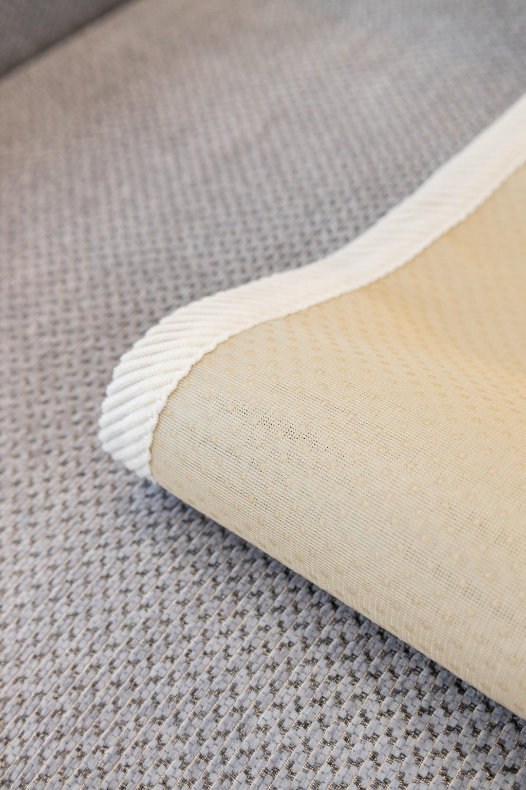 Decor Cedar Alessia Woven Chenille Sofa Seat Cover in Silver Gray - detail image for chenille sofa cover pieces in United States