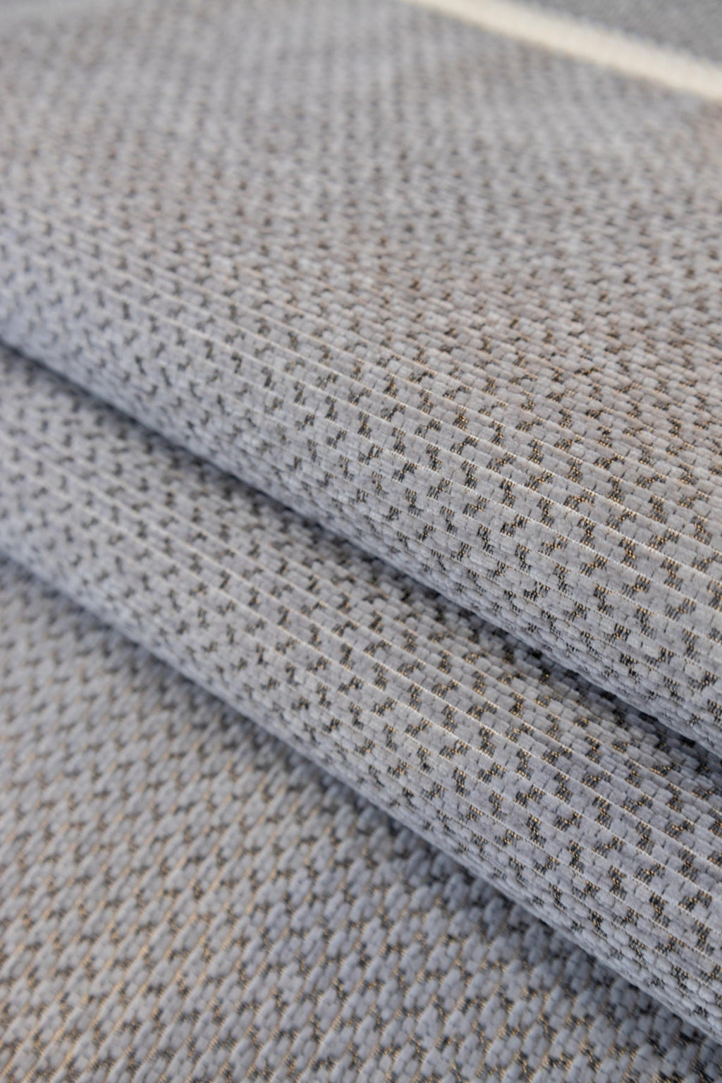 Decor Cedar Alessia Woven Chenille Sofa Seat Cover in Silver Gray - detail image for chenille sofa cover pieces in United States