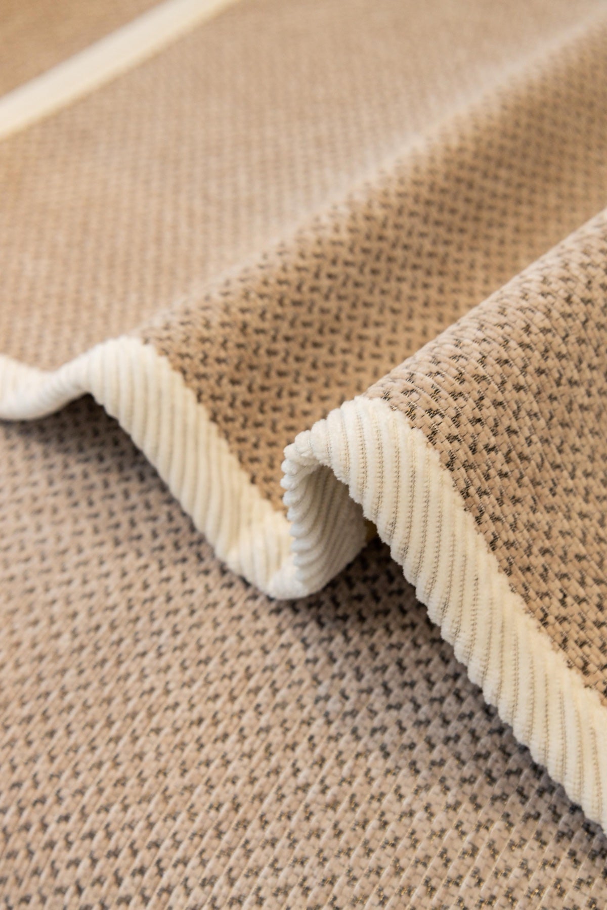 Decor Cedar Alessia Woven Chenille Sofa Seat Cover in Warm Beige - detail image for chenille sofa cover pieces in United States
