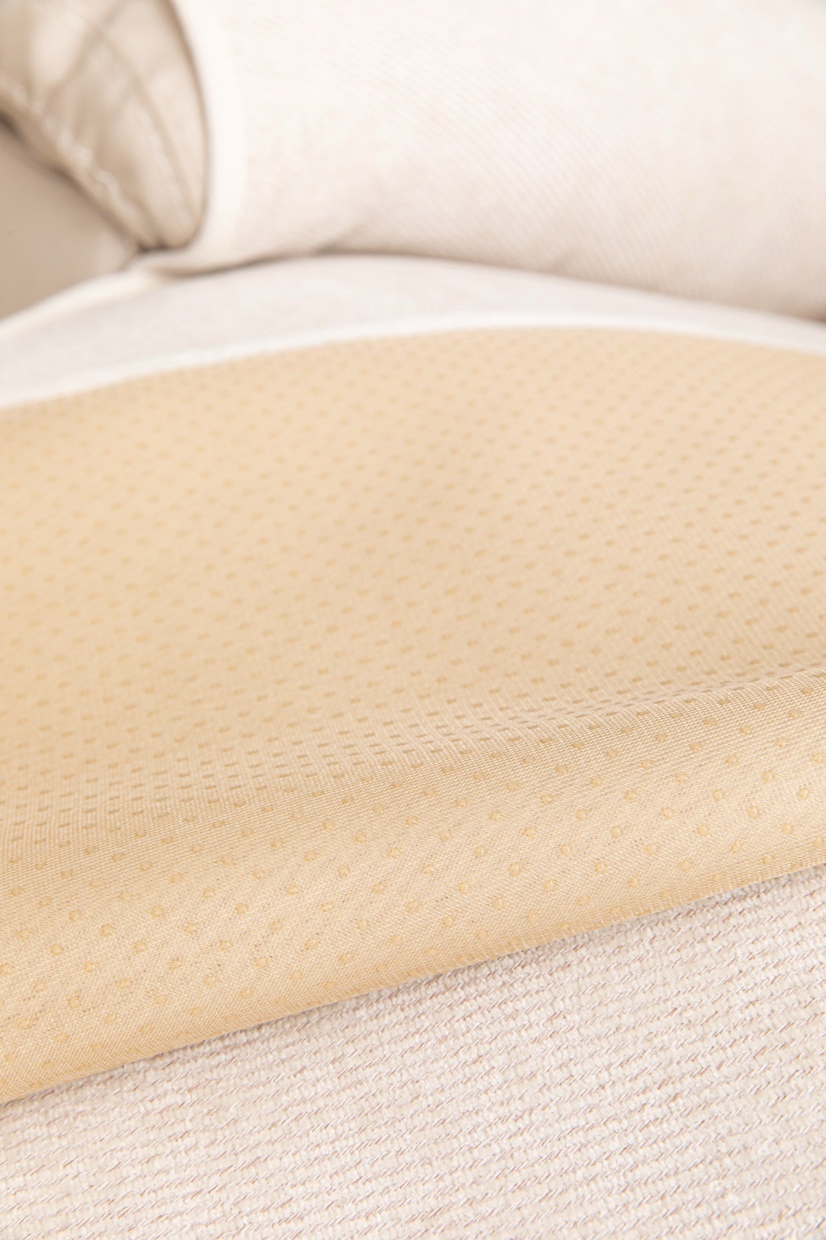 Decor Cedar Aria Textured Armchair Sofa Cover Pieces in Cream White - chair cover piece detail for armchair sofa cover pieces in United States, image 41