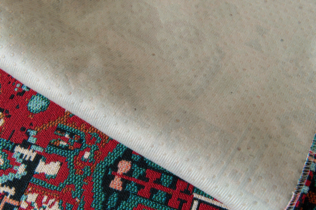 Decor Cedar Atlas Kilim Fringe Sofa Cover Piece - fabric texture and fringe detail for kilim fringe sofa cover piece in United States, image 12