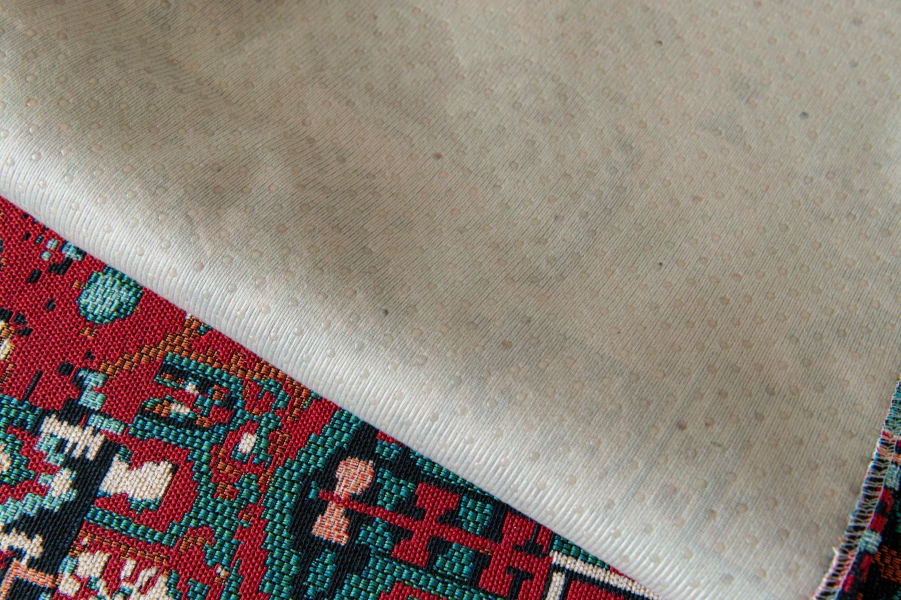 Decor Cedar Atlas Kilim Fringe Sofa Cover Piece - fabric texture and fringe detail for kilim fringe sofa cover piece in United States, image 12
