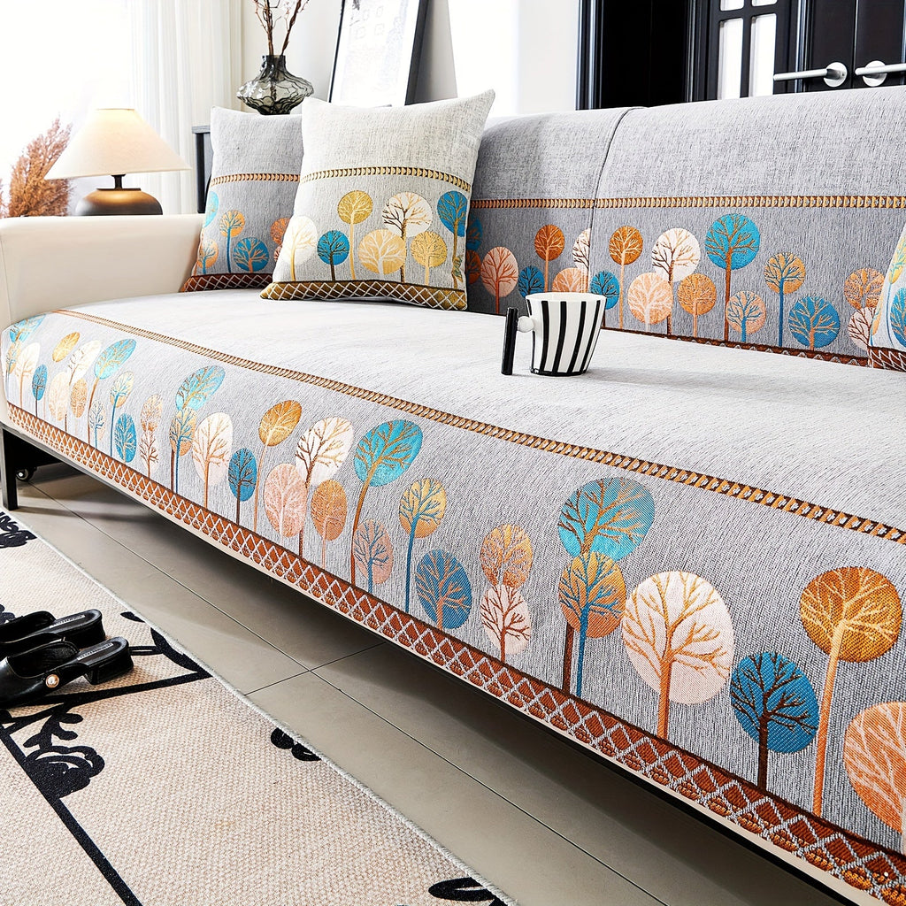 Decor Cedar Sienna Boho Plush Sofa Cover armchair cover in United States - color and texture view 8